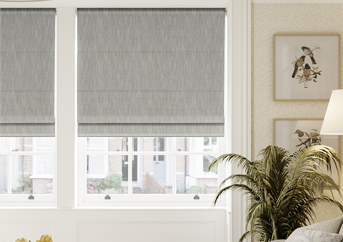 Clarendon, Serene Grey - Roman Blind - Image 3